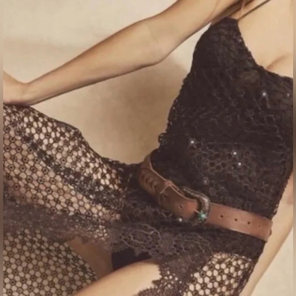 Free People Smoke & Mirrors Chocolate Bodysuit Swimsuit - Picture 7 of 15